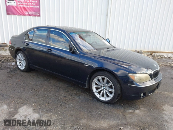 2008 BMW 7 Series 750i with VIN WBAHL83548DT14414, listed as a IAAI auction lot 41385596 with 153,303 mi miles and . Bid and sale history available at DreamBid. Image 1.
