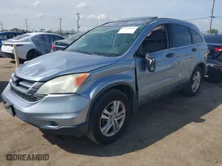 2010 Honda CR-V EX with VIN 5J6RE3H58AL012868, listed as a IAAI auction lot 41820020 with 195,171 mi miles. Bid and sale history available at carsss.com. Image 2.