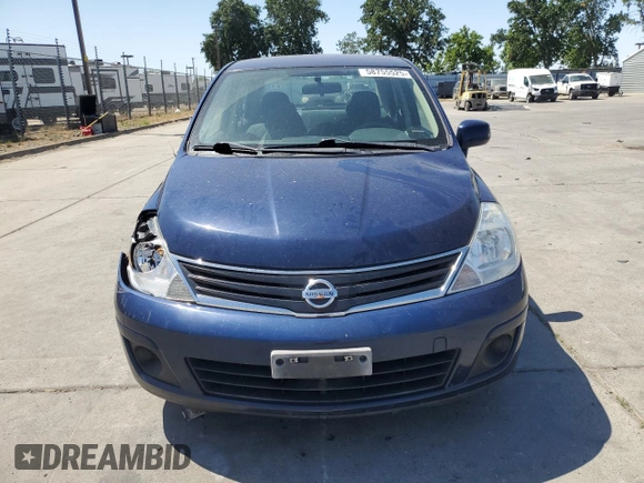 2010 Nissan Versa S with VIN 3N1BC1AP4AL362129, listed as a Copart auction lot 58755525 with 121,878 mi miles and Salvage title. Bid and sale history available at DreamBid. Image 5.