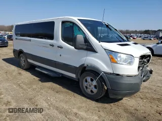 2018 Ford Transit Passenger XL with VIN 1FBZX2YG4JKA75505, listed as a Copart auction lot 45177795 with 183,203 mi miles and Salvage title. Bid and sale history available at DreamBid. Image 4.