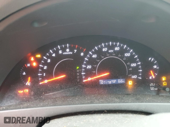 2010 Toyota Camry with VIN 4T1BF3EK0AU054584, listed as a Copart auction lot 56517085 with 107,178 mi miles and Clean Title. Bid and sale history available at DreamBid. Image 9.
