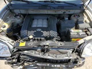 2002 Hyundai Santa Fe GLS with VIN KM8SC13D42U334401, listed as a Copart auction lot 60467854 with 187,404 mi miles and Salvage Title. Bid and sale history available at carsss.com. Image 13.