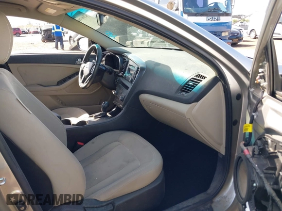 2012 Kia Optima Hybrid with VIN KNAGM4AD3C5033803, listed as a IAAI auction lot 42068386 with 115,442 mi miles. Bid and sale history available at carsss.com. Image 5.