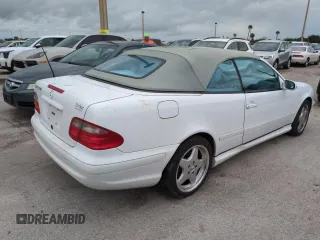 2000 Mercedes-Benz CLK 320/430 with VIN WDBLK70G2YT034673, listed as a Copart auction lot 74668434 with Not Provided miles and Salvage Title. Bid and sale history available at DreamBid. Image 3.