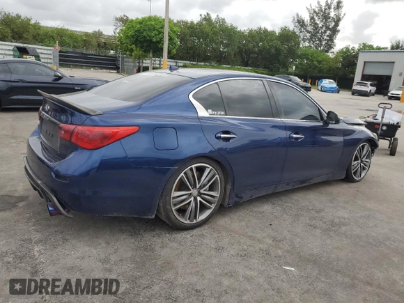 2017 Infiniti Q50 Sport z VIN JN1EV7AP6HM734340, wystawiony jako Copart lot #59717235 z przebiegiem 102 406 mil mil oraz Szkoda całkowita • Salvage title. Historia ofert i sprzedaży dostępna na DreamBid. Obrazek 3.