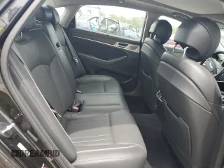 2018 Genesis G80 3.8L with VIN KMHGN4JE4JU268346, listed as a Copart auction lot 54949555 with 88,503 mi miles and Salvage title. Bid and sale history available at DreamBid. Image 10.
