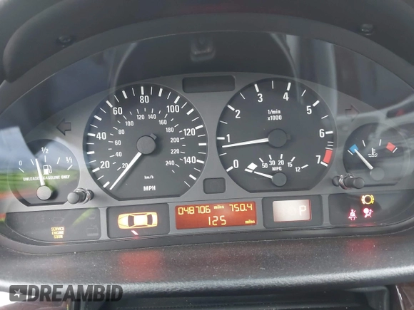 2004 BMW 3 Series 325i with VIN WBAAZ33464KP85402, listed as a IAAI auction lot 42643413 with 48,706 mi miles and . Bid and sale history available at DreamBid. Image 7.