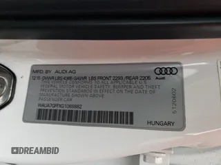 2016 Audi A3 1.8T Premium with VIN WAUA7GFFXG1069882, listed as a Copart auction lot 48424763 with 65,416 mi miles. Bid and sale history available at carsss.com. Image 12.