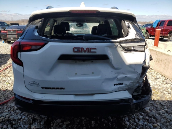 2019 GMC Terrain SLT with VIN 3GKALVEV6KL102118, listed as a Copart auction lot 49782675 with 99,972 mi miles and Clean Title. Bid and sale history available at carsss.com. Image 6.