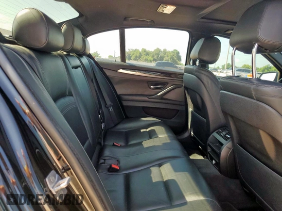 2015 BMW 5 Series 528i with VIN WBA5A5C59FD520199, listed as a Copart auction lot 59214725 with 116,914 mi miles and Salvage title. Bid and sale history available at DreamBid. Image 10.