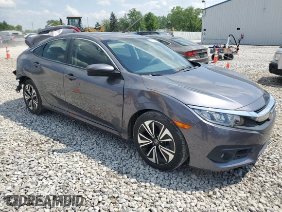 2018 Honda Civic EX-T z VIN JHMFC1F33JX015382, wystawiony jako Copart lot #56544985 z przebiegiem 71 383 mil mil oraz Szkoda całkowita • Salvage title. Historia ofert i sprzedaży dostępna na DreamBid. Obrazek 4.