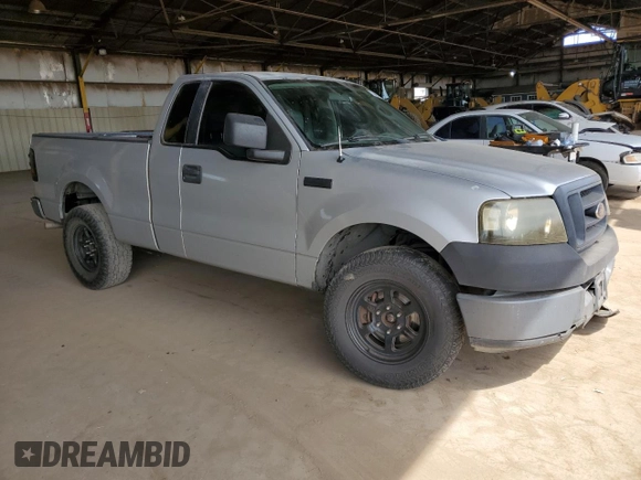 2005 Ford F-150 XL with VIN 1FTRF12285NB20214, listed as a Copart auction lot 54943825 with Not provided miles and Salvage title. Bid and sale history available at DreamBid. Image 4.