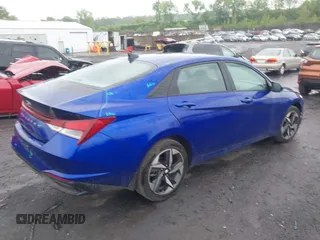 2023 Hyundai Elantra SEL with VIN KMHLS4AG6PU612325, listed as a IAAI auction lot 42318709 with 21,399 mi miles and . Bid and sale history available at DreamBid. Image 4.