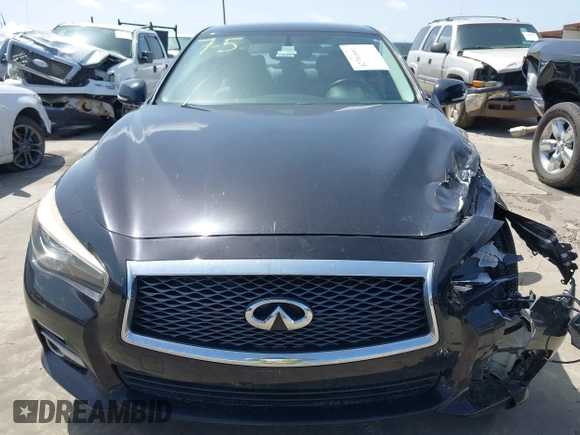 2015 Infiniti Q50 Sport with VIN JN1BV7AP9FM345496, listed as a IAAI auction lot 42700881 with 148,447 mi miles and . Bid and sale history available at DreamBid. Image 11.