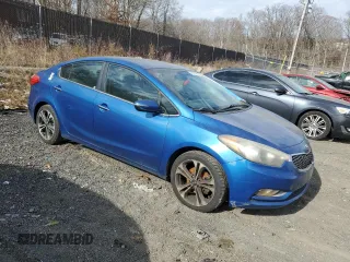 2014 Kia Forte EX with VIN KNAFX4A89E5139049, listed as a Copart auction lot 46754655 with 0 mi miles and Clean Title. Bid and sale history available at carsss.com. Image 4.