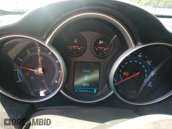 2012 Chevrolet Cruze 2LT with VIN 1G1PG5SC6C7360540, listed as a Copart auction lot 55967525 with 94,863 mi miles and Clean Title. Bid and sale history available at DreamBid. Image 9.