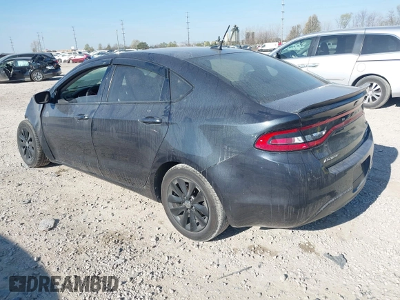 2014 Dodge Dart SXT with VIN 1C3CDFBB1ED682572, listed as a IAAI auction lot 42059940 with 128,593 mi miles. Bid and sale history available at carsss.com. Image 3.