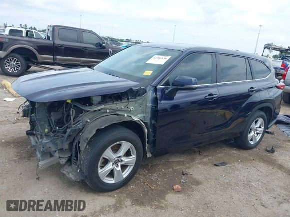 2023 Toyota Highlander L with VIN 5TDKDRAH4PS024895, listed as a IAAI auction lot 42390330 with 177,607 mi miles and . Bid and sale history available at DreamBid. Image 23.