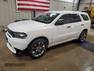 2019 Dodge Durango GT Plus with VIN 1C4RDJDG5KC780605, listed as a Copart auction lot 49165515 with 150,200 mi miles and Salvage title. Bid and sale history available at DreamBid. Image 1.