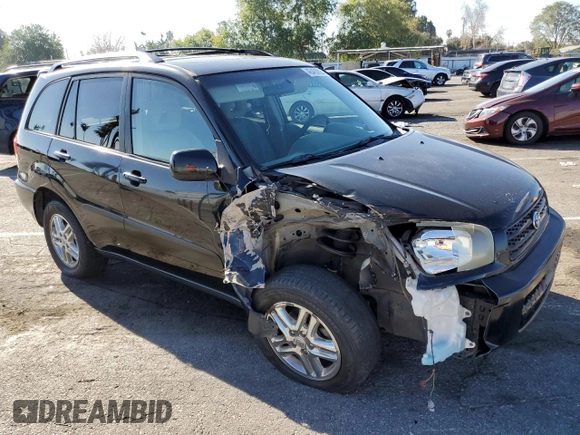 2003 Toyota RAV4 with VIN JTEGH20V630108234, listed as a Copart auction lot 46493925 with 256,565 mi miles and Salvage Title. Bid and sale history available at DreamBid. Image 4.
