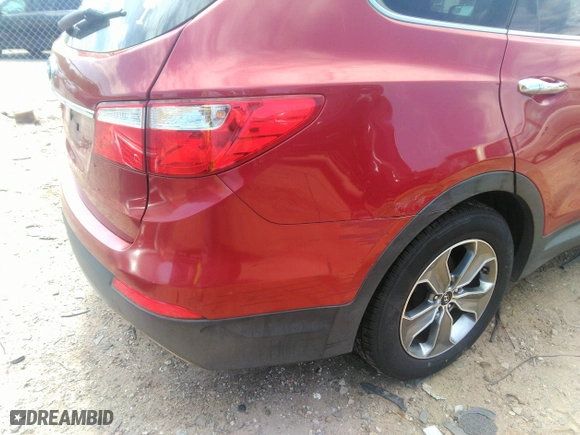 2016 Hyundai Santa Fe SE with VIN KM8SM4HF9GU162284, listed as a IAAI auction lot 42061934 with 155,544 mi miles. Bid and sale history available at carsss.com. Image 6.