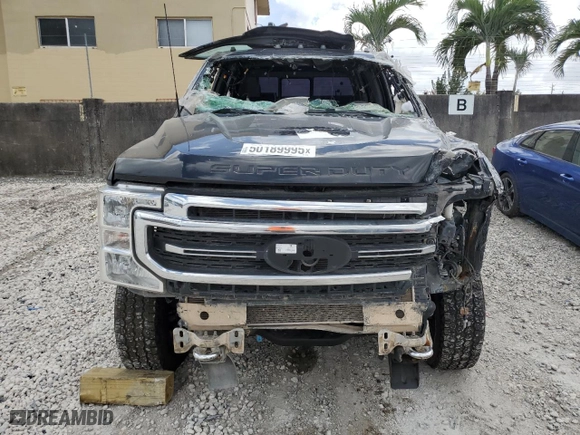 2022 Ford Super Duty F-250 SRW XL with VIN 1FT8W2BT6NEC98200, listed as a Copart auction lot 50189995 with 81,796 mi miles and Salvage Title. Bid and sale history available at carsss.com. Image 5.
