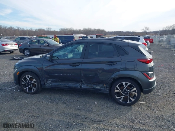 2023 Hyundai Kona Limited with VIN KM8K5CA38PU052253, listed as a IAAI auction lot 41604838 with 18,164 mi miles. Bid and sale history available at carsss.com. Image 14.