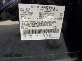 2016 Ford Edge SEL with VIN 2FMPK3J95GBC18172, listed as a Copart auction lot 48594205 with 63,122 mi miles and Salvage Title. Bid and sale history available at carsss.com. Image 13.