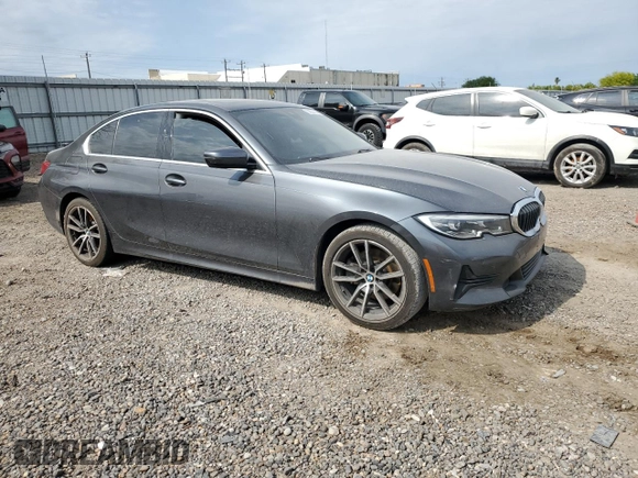 2020 BMW 3 Series 330i with VIN 3MW5R1J01L8B05802, listed as a Copart auction lot 52021825 with 86,214 mi miles and Salvage title. Bid and sale history available at DreamBid. Image 4.