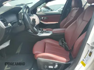 2022 BMW 3 Series 330i with VIN 3MW5R1J07N8C63497, listed as a Copart auction lot 54549985 with Not provided miles and Salvage title. Bid and sale history available at DreamBid. Image 7.