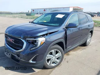 2018 GMC Terrain SLE z VIN 3GKALMEX7JL129080, wystawiony jako IAAI lot #42216873 z przebiegiem 74 889 mil mil oraz . Historia ofert i sprzedaży dostępna na DreamBid. Obrazek 2.