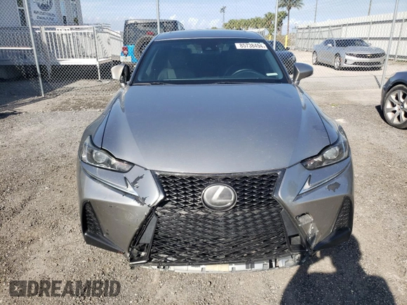 2017 Lexus IS 350 with VIN JTHBE1D25H5030104, listed as a Copart auction lot 85738494 with 101,201 mi miles and Salvage Title. Bid and sale history available at DreamBid. Image 5.