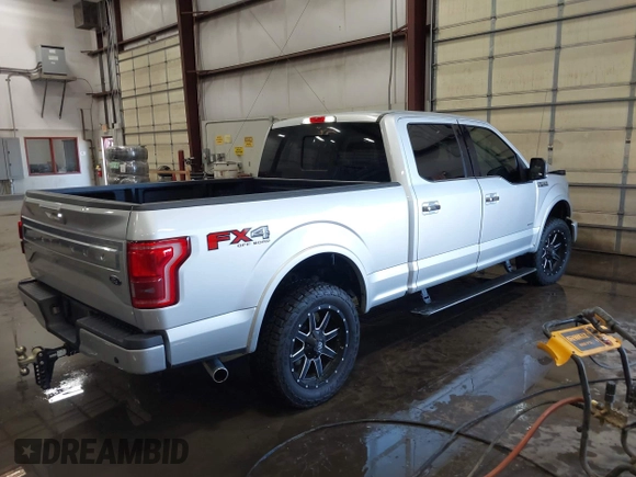 2016 Ford F-150 XLT with VIN 1FTFW1EG5GFB98960, listed as a IAAI auction lot 42381270 with 53,296 mi miles and . Bid and sale history available at DreamBid. Image 4.