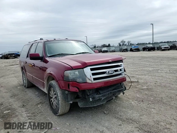 2014 Ford Expedition Max Limited with VIN 1FMJK1K53EEF18445, listed as a Copart auction lot 45211635 with 223,355 mi miles and Salvage title. Bid and sale history available at DreamBid. Image 12.