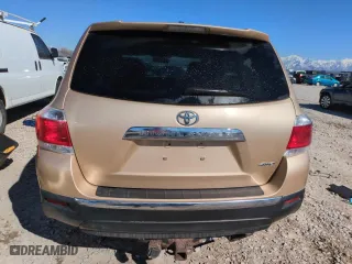 2011 Toyota Highlander with VIN 5TDBK3EH5BS060181, listed as a Copart auction lot 50558775 with 108,457 mi miles and Salvage Title. Bid and sale history available at carsss.com. Image 6.
