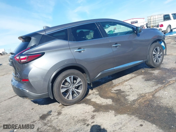 2020 Nissan Murano S with VIN 5N1AZ2AJ2LN150742, listed as a IAAI auction lot 41804296 with 58,659 mi miles. Bid and sale history available at carsss.com. Image 4.