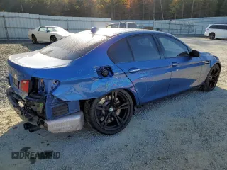 2016 BMW M5 with VIN WBSFV9C53GG343466, listed as a Copart auction lot 76460794 with 66,351 mi miles and Salvage Title. Bid and sale history available at carsss.com. Image 3.