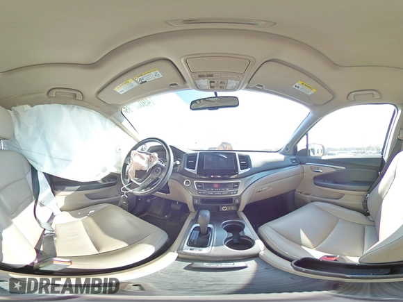 2016 Honda Pilot EX-L with VIN 5FNYF6H58GB111797, listed as a Copart auction lot 49082765 with 145,055 mi miles and Salvage Title. Bid and sale history available at carsss.com. Image 14.
