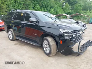 2021 Chevrolet Tahoe LT with VIN 1GNSKNKD0MR372236, listed as a IAAI auction lot 42347936 with 53,136 mi miles and . Bid and sale history available at DreamBid. Image 1.