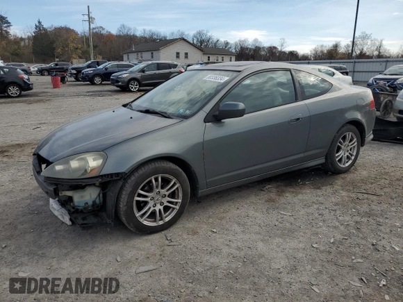 2005 Acura RSX with VIN JH4DC54835S004804, listed as a Copart auction lot 80336334 with 242,736 mi miles and Salvage Title. Bid and sale history available at carsss.com. Image 1.