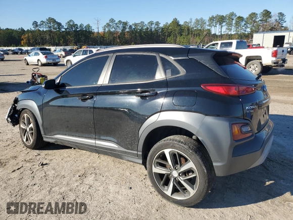 2018 Hyundai Kona Limited with VIN KM8K33A57JU077756, listed as a Copart auction lot 83574984 with 0 mi miles and Salvage Title. Bid and sale history available at carsss.com. Image 2.