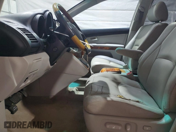 2006 Lexus RX 330 with VIN 2T2HA31U16C109726, listed as a Copart auction lot 53476855 with 163,946 mi miles and Salvage title. Bid and sale history available at DreamBid. Image 7.