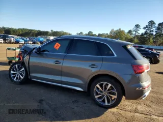 2023 Audi Q5 S line Premium Plus with VIN WA1EAAFY9P2007852, listed as a Copart auction lot 81371584 with 0 mi miles and Salvage Title. Bid and sale history available at carsss.com. Image 2.