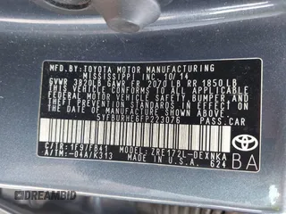 2015 Toyota Corolla L z VIN 5YFBURHE6FP223076, wystawiony jako IAAI lot #42360166 z przebiegiem 197 043 mil mil oraz . Historia ofert i sprzedaży dostępna na DreamBid. Obrazek 9.