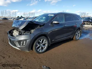 2017 Kia Sorento SX V6 with VIN 5XYPKDA59HG326637, listed as a Copart auction lot 47976265 with 206,811 mi miles and Salvage Title. Bid and sale history available at carsss.com. Image 1.