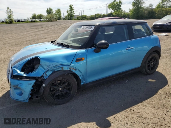 2017 MINI Hardtop Cooper with VIN WMWXP5C33H2G60921, listed as a Copart auction lot 58139295 with 94,599 mi miles and Salvage title. Bid and sale history available at DreamBid. Image 1.