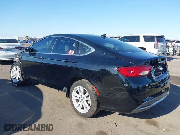 2015 Chrysler 200 Limited with VIN 1C3CCCAB4FN695203, listed as a IAAI auction lot 42105080 with 139,140 mi miles. Bid and sale history available at carsss.com. Image 3.