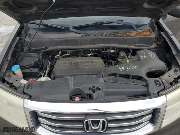 2012 Honda Pilot EX-L with VIN 5FNYF3H54CB025508, listed as a Copart auction lot 47423795 with 201,804 mi miles and Non Repairable. Bid and sale history available at carsss.com. Image 12.