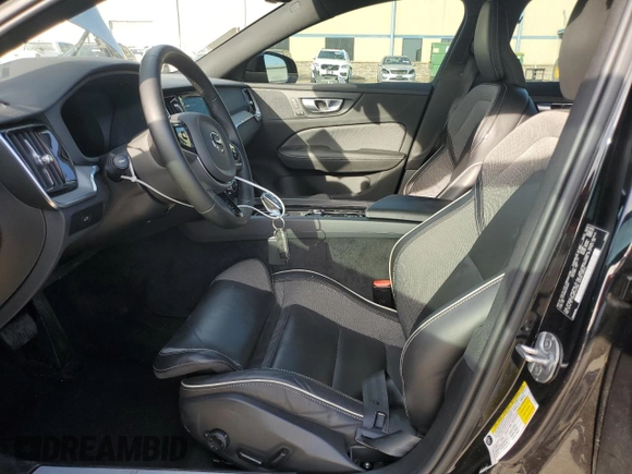 2024 Volvo S60 Plus Black Edition with VIN 7JRL12TH6RG305287, listed as a Copart auction lot 51374615 with 27,542 mi miles and Salvage title. Bid and sale history available at DreamBid. Image 7.