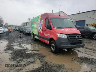 2024 Mercedes-Benz Sprinter with VIN W1Y4KDHY0RT167205, listed as a Copart auction lot 83972734 with 16,438 mi miles and Salvage Title. Bid and sale history available at DreamBid. Image 13.